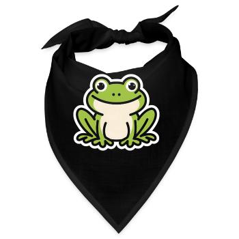 Kröte - Bandana - Schwarz - Vorne