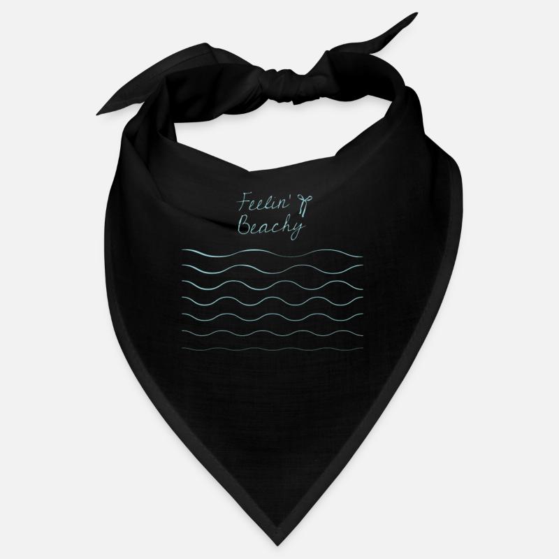 Feeling Beachy Design Funny Beach for Summer Bandana