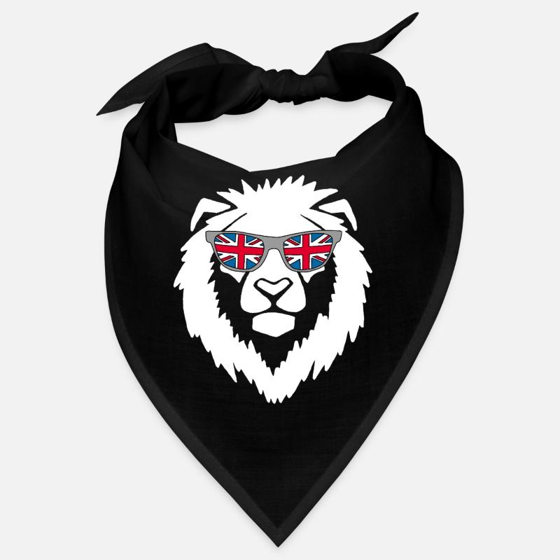 Lion du Royaume-Uni blanc Bandana