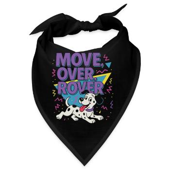 Move over Rover - 80er - Bandana - Schwarz - Vorne