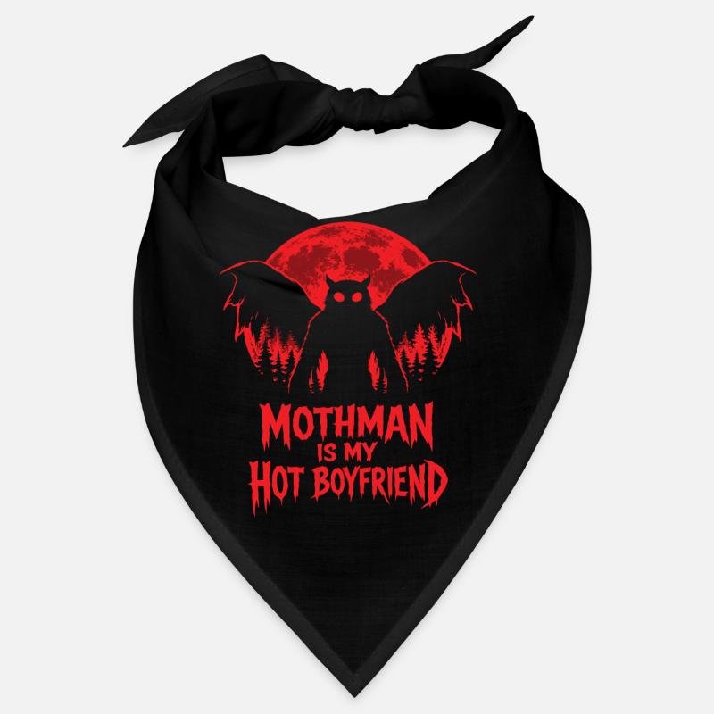Mothman Is My Hot Boyfriend Cryptid Bandana