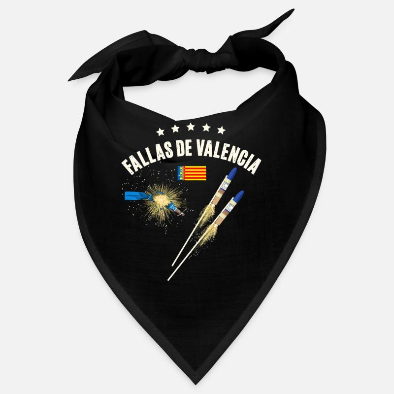 Fallas De Valencia Fireworks Bandana