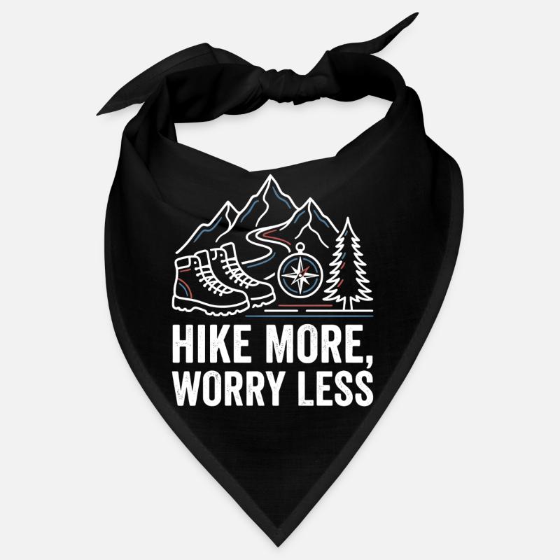 Hike More Worry Less Bandana