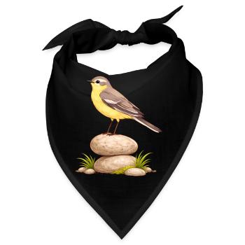 Gelbe Bachstelze - Motacilla flava - Bandana - Schwarz - Vorne