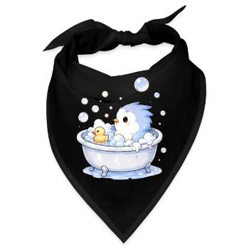 Pieps badet - Bandana - Schwarz - Vorne