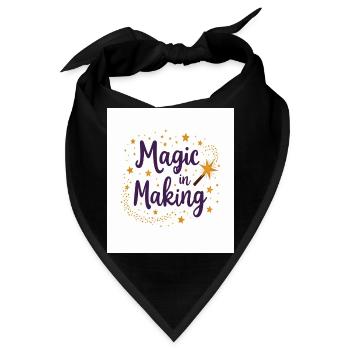 Magie in der Entstehung - Bandana - Schwarz - Vorne