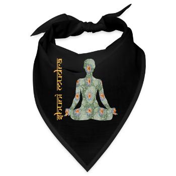 yoga 15 shuni mudra e 211 - Bandana - Schwarz - Vorne