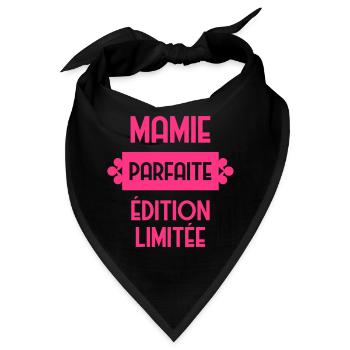 Großmütter / Oma / Mami / Großmutter / Mamy - Bandana - Schwarz - Vorne
