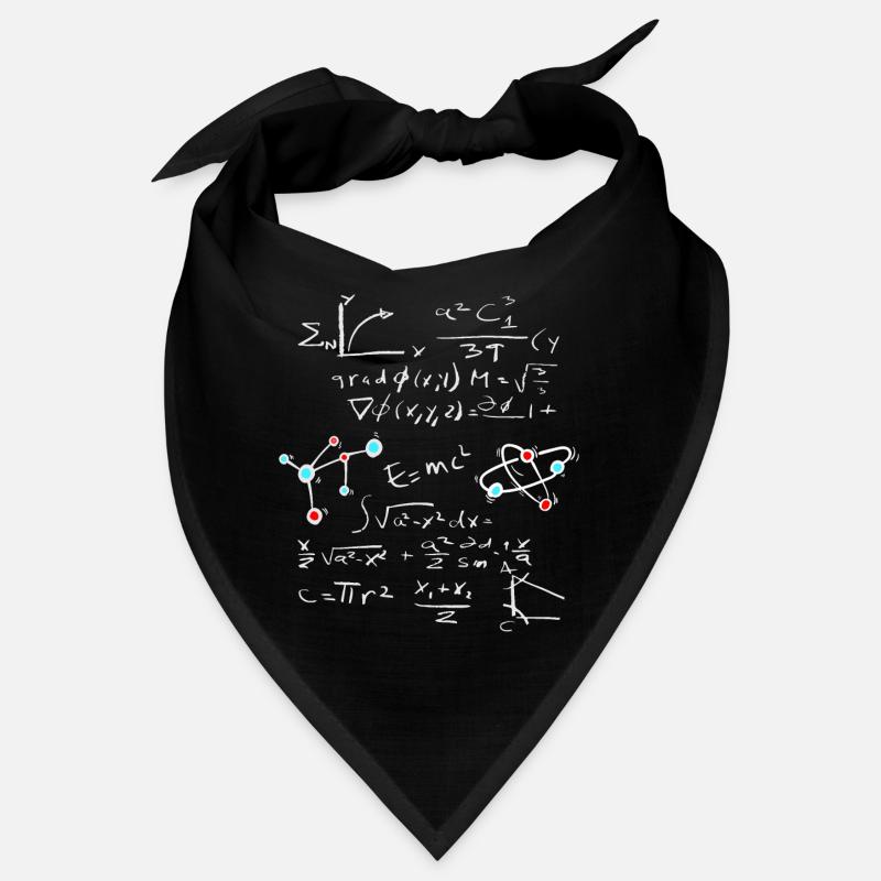 Physics Math Formula with Atoms and Molecules Bandana
