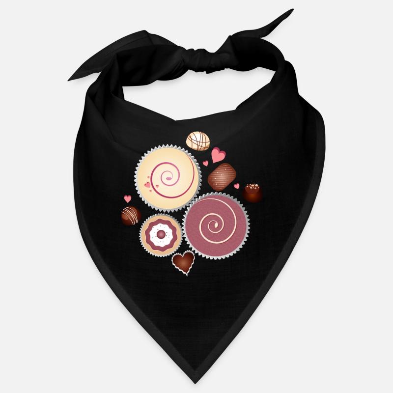 Composition de chocolats nobles aux couleurs délicates Bandana