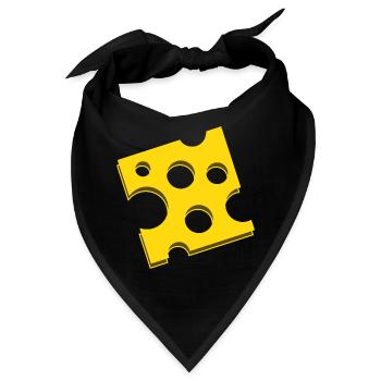 Käse Cheese - Bandana - Schwarz - Vorne
