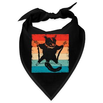 Retro Vintage Sugar Glider Besitzer Sugar Gliders - Bandana - Schwarz - Vorne