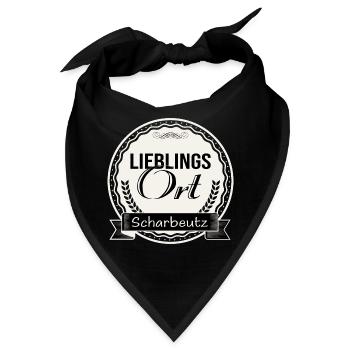 Koordinaten Scharbeutz - Bandana - Schwarz - Vorne
