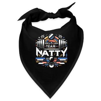 Team Natty 7 - Bandana - Schwarz - Vorne