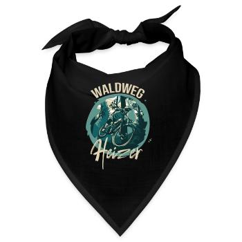 Waldweg Heizer - Bandana - Schwarz - Vorne