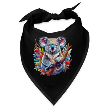 Koala - Bandana - Schwarz - Vorne