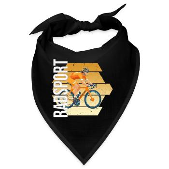 Radsport - Bandana - Schwarz - Vorne
