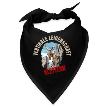 Vertikale Leidenschaft - Bandana - Schwarz - Vorne