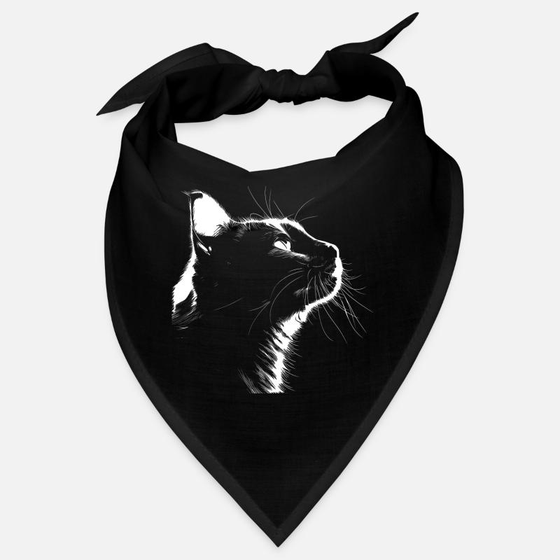 Silhouette Cat Bandana