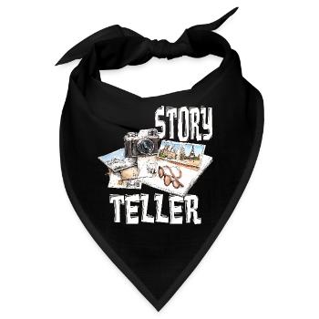 Story Teller - Bandana - Schwarz - Vorne