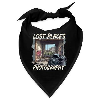 Lost Places Photography - Bandana - Schwarz - Vorne