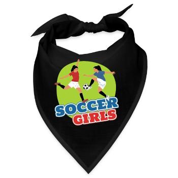 Soccer Girls - Bandana - Schwarz - Vorne