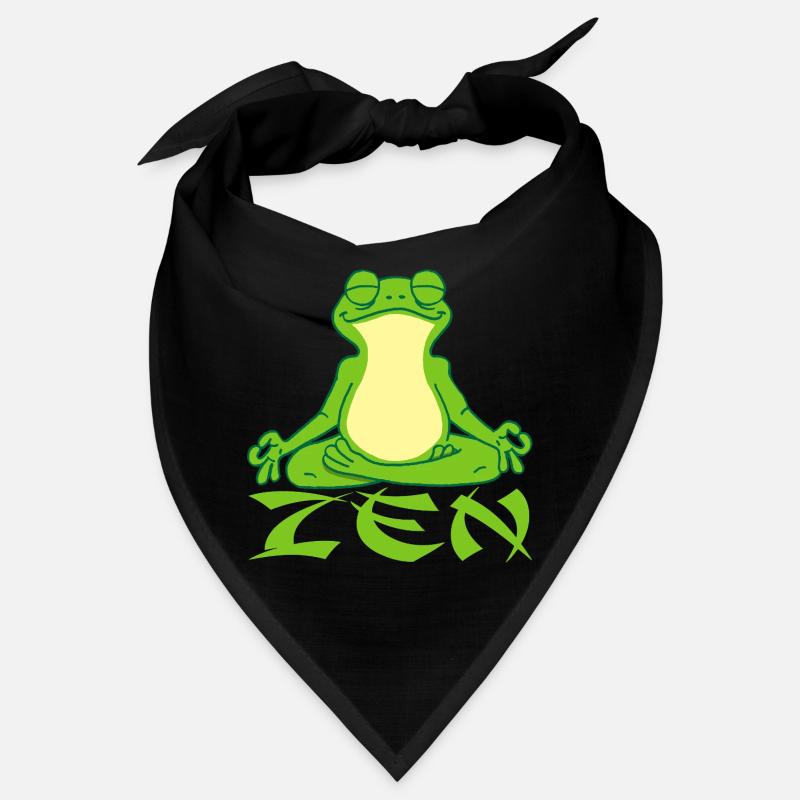 Frosch beim Yoga Bandana