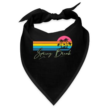 Spring Break - Bandana - Schwarz - Vorne