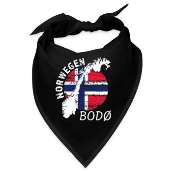 BODØ - Bandana - Schwarz - Vorne