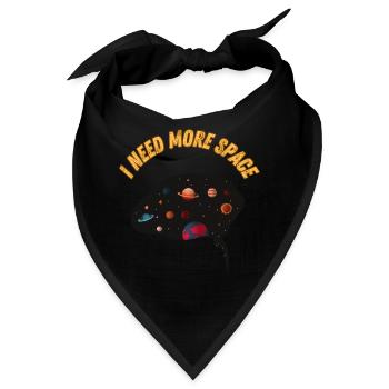 Cosmos Space Skizze für Kinder - Bandana - Schwarz - Vorne