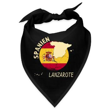 Lanzarote - Bandana - Schwarz - Vorne