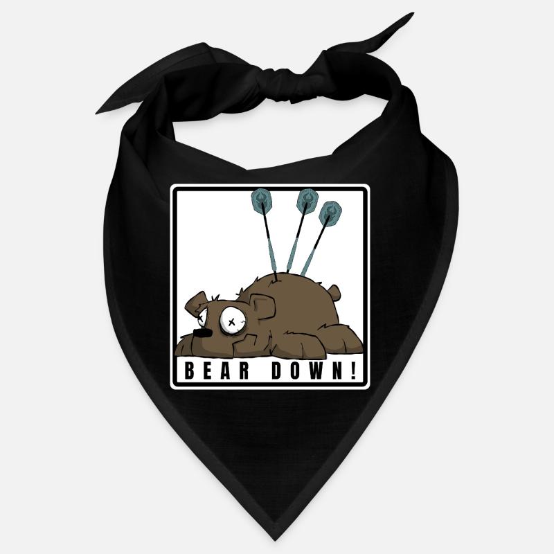 Drôle de fléchettes motif comique. POURSUIVEZ ! Bandana