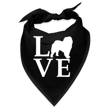Chow Chow - Bandana - Schwarz - Vorne