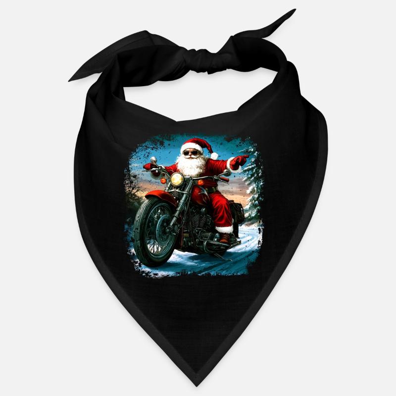 Motorradfahrer Weihnachten Bandana