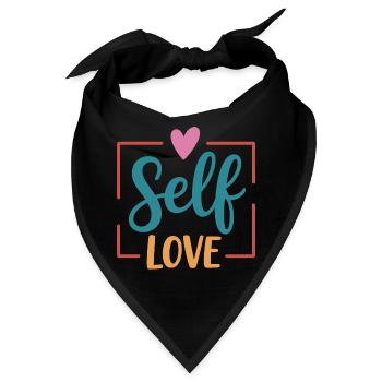 Self Love - Bandana - Schwarz - Vorne
