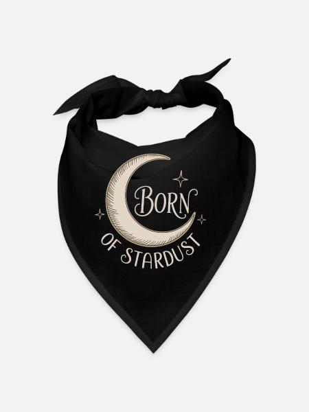 Born of Stardust - Mystical Moon - Bandana - black - Front