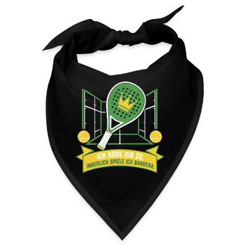 Innerlich immer Bandera — Padel 2026 - Bandana - Schwarz - Vorne