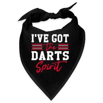 Darts Spirit – I’ve Got the Darts - Bandana - Schwarz - Vorne