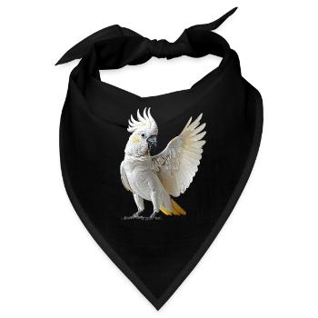 Kakadu - Bandana - Schwarz - Vorne
