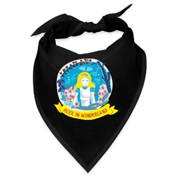 ALICE IN WONDERLAND - Bandana - Schwarz - Vorne