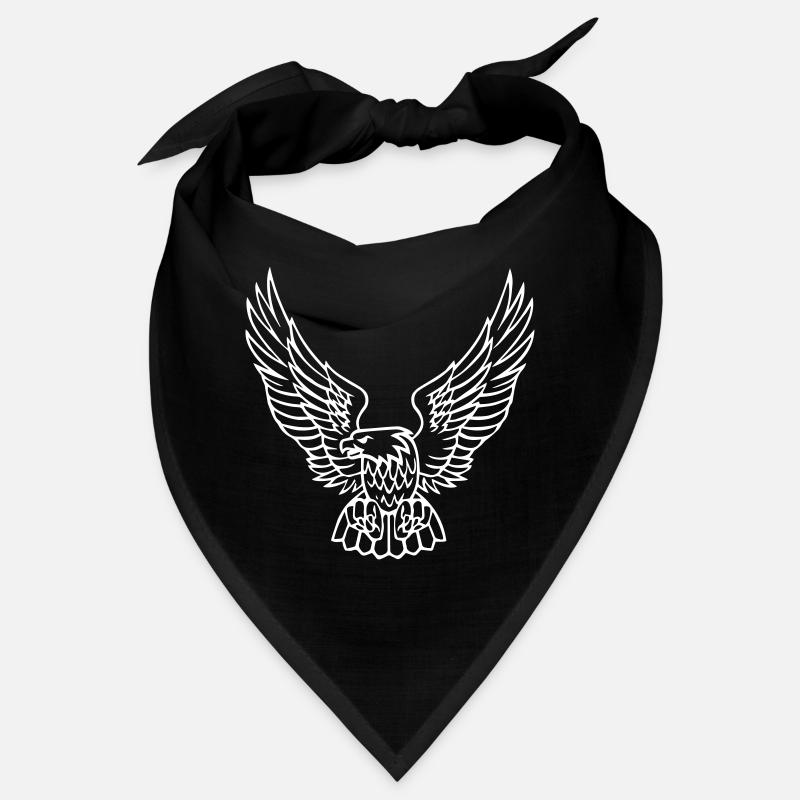 Eagle fait de lignes simples - design Bandana