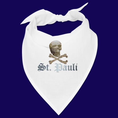 St. Pauli (Hamburg) Piraten Symbol mit Schädel - Bandana