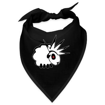 OVEJA PUNK - Bandana - Schwarz - Vorne