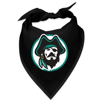 Pirate Head - Bandana - Schwarz - Vorne