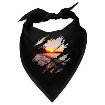 MÜRITZ NORDSEE OSTSEE SCHARBEUTZ - Bandana - Schwarz - Vorne