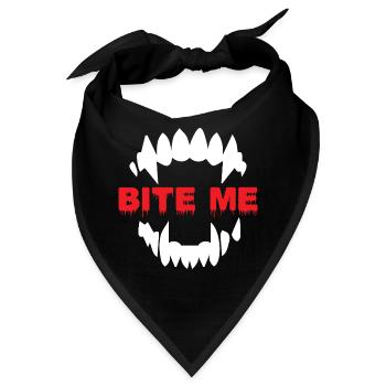 Vampire Vampir Fledermaus Gothic Vamp Halloween - Bandana - Schwarz - Vorne