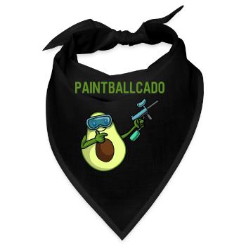 Paintball - Bandana - Schwarz - Vorne