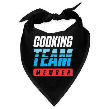 Cooking Team - Bandana - Schwarz - Vorne