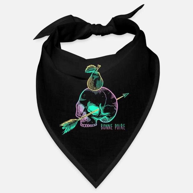 Skull pear mauve Bandana