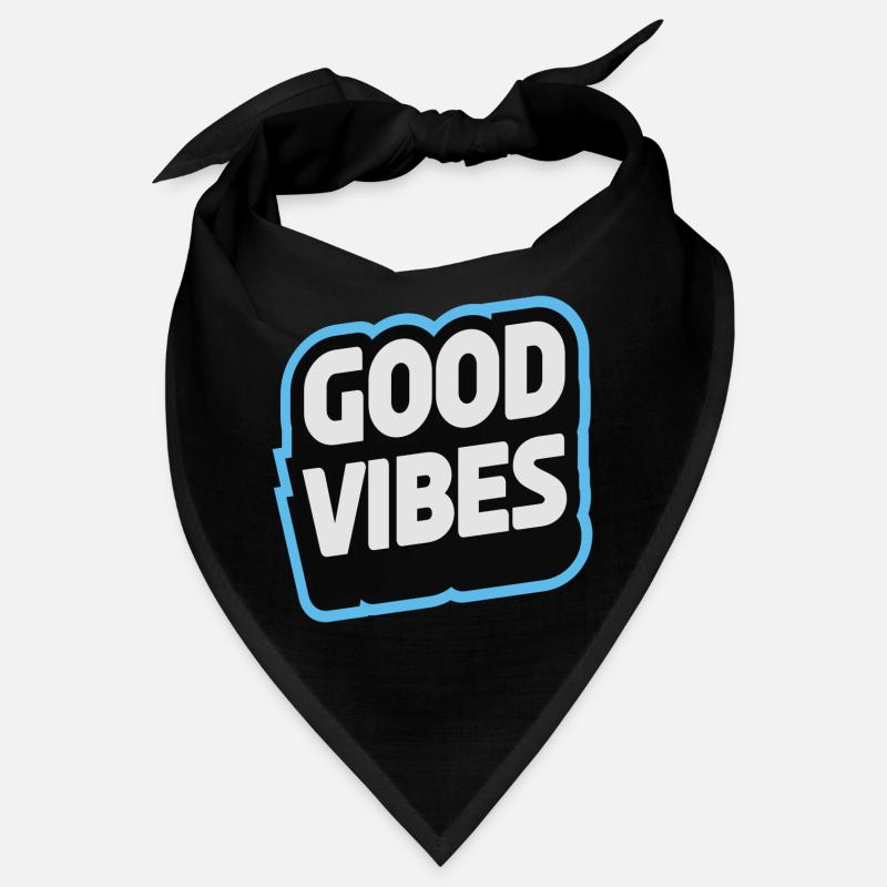 Gute Laune Statement typografisch Bandana